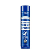 Dr. Bronner's bálsamo labial orgánico menta, aplicación suave para labios hidratados