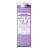 Dr. Bronner's Lavanda - jabón líquido recarga 32oz para cara y cuerpo