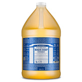 Dr. Bronner's Puro Castile Menta en botella, limpieza fresca para rostro y cuerpo