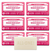 Dr. Bronner's barre rose 5oz: mousse riche pour visage et corps