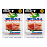 Dr. Dan's Cortibalm dos-pack empaque, ideal para casa o viaje