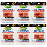 Dr. Dan's Cortibalm: paquete de seis barras para labios secos, ideal para el cuidado diario.