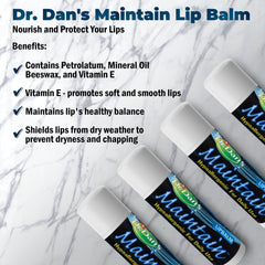 Dr. Dan's Maintain muestra textura suave para aplicación cómoda