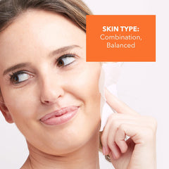 Application facile sur le visage pour un teint homogène.