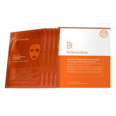Dr Dennis Gross mascarilla biocelulosa brillo inmediato para piel radiante.