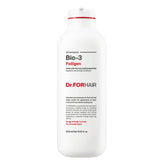 DR.FORHAIR Folligen Bio-3 Champú, botella visible, mejora la apariencia del cabello.