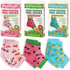 Dr. Frederick's Original chaussettes talons hydratants utilisées nocturne pour hydratation profonde