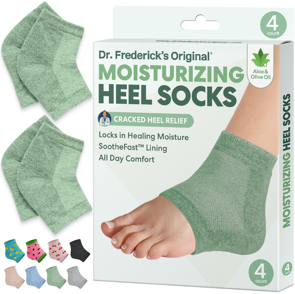 Dr. Frederick's Original talones secos con gel interior para hidratación suave