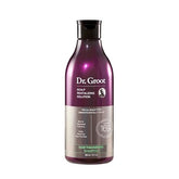 Shampoing Dr. Groot : bouteille et étiquette, présentation premium pour la routine capillaire.