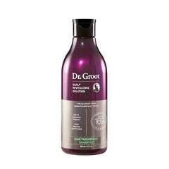 Shampoing Dr. Groot : bouteille et étiquette, présentation premium pour la routine capillaire.