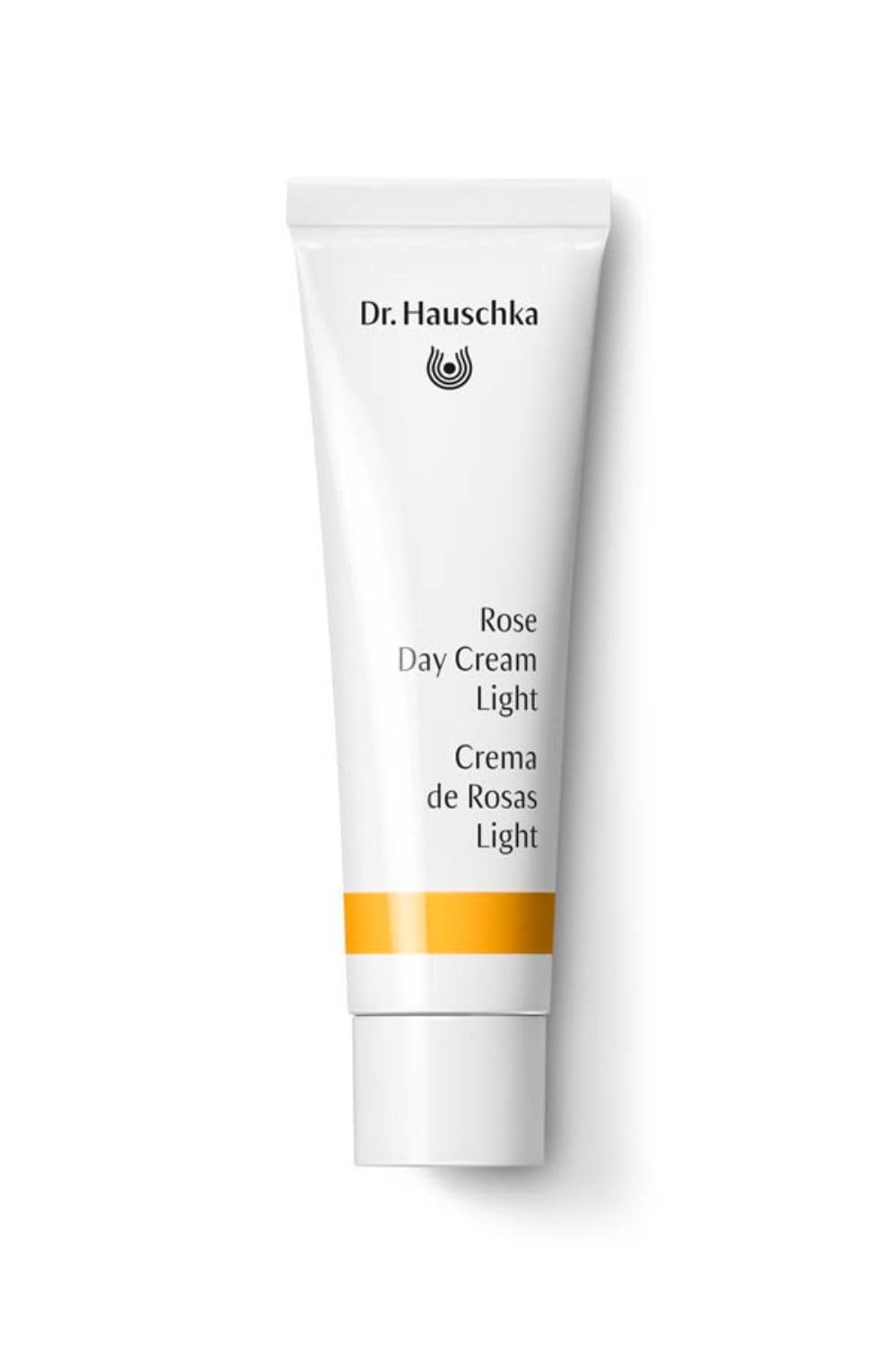 Dr. Hauschka Crema de Día Rosa Ligera: envase elegante y cuidado suave para piel seca