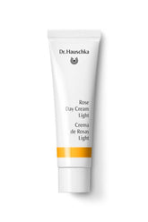 Dr. Hauschka Crema de Día Rosa Ligera: envase elegante y cuidado suave para piel seca