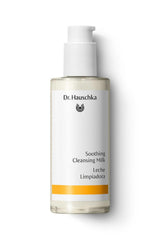 Dr. Hauschka Soothing Cleansing Milk, empaque y botella, limpieza suave para uso diario.