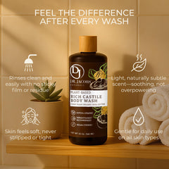 Plant-based oils like coconut and olive deliver mild cleansing.
