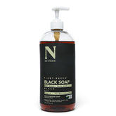 Dr Natural Jabón Negro Líquido Multpropósito limpia rostro y cuerpo con hidratación suave.