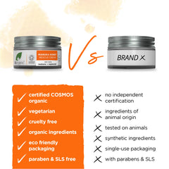 Dr. Organic Miel Manuka Rescate Crema: textura cremosa que hidrata suavemente la piel.