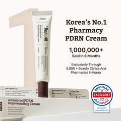 Dr. Reju-All envase PDRN 1200ppm, detalle de la dosificación y pureza