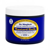 Dr. Singha's sal de baño mostaza en frasco, relajación para casa.
