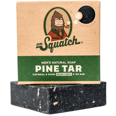 Dr. Squatch barra de jabón con grano pesado y resina de pino: exfolia la piel