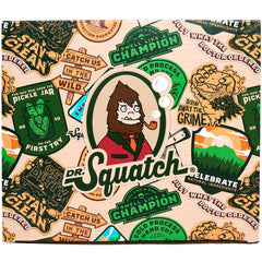 Coffret Saint-Valentin Dr. Squatch prêt à offrir dans un emballage élégant.