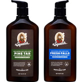 Dr. Squatch crema para manos y cuerpo, frasco visible, hidrata la piel masculina durante todo el día.
