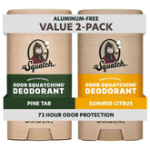 Dr. Squatch Desodorante Pine Tar frontal: protección natural sin aluminio