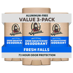 Dr. Squatch desodorante natural para hombres con carbón y postbiotics, control diario de olores.