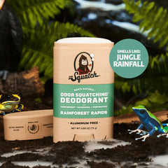 Dr. Squatch déodorant Rainforest Rapids : bâton sans aluminium pour une protection naturelle.