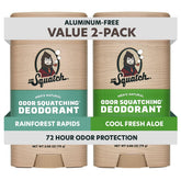 Dr. Squatch desodorante natural para hombres, empaque doble, protección diaria