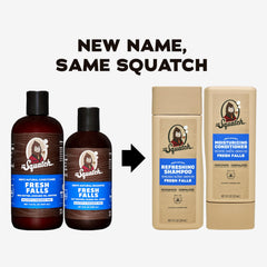 Dr. Squatch Fresh Falls acondicionador botella: cabello suave y manejable tras el lavado