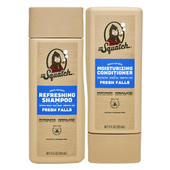 Dr. Squatch Fresh Falls champú botella: limpieza suave para cabello y cuero cabelludo