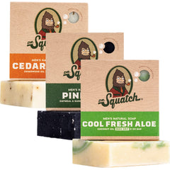 Dr. Squatch Pine Tar barra: aroma intenso y limpieza suave para la piel.