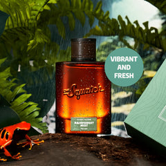 Dr. Squatch Rainforest Mist nota de cedro Virginia para aroma natural.