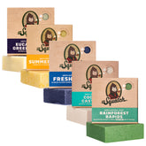 Dr Squatch Rainforest Rapidos Selva, jabón natural para piel limpia y aroma revitalizante.