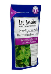 Dr Teal's bicarbonato ayuda a eliminar el mal olor de los pies.