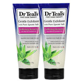 Dr Teal's exfoliante de pie con aceite de coco suaviza la piel.