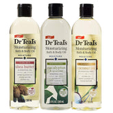 Dr Teals huile eucalyptus, bouteille 8,8 oz, hydratation légère et revitalisante.