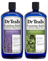 Dr Teal's Lavande : mousse de bain apaisante pour une routine relaxante.