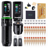 Dragonhawk L3 kit tatuaje inalámbrico pluma: libertad sin cables para sesiones prolongadas.