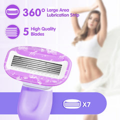DreamGenius con cinco hojas premium para un afeitado más suave