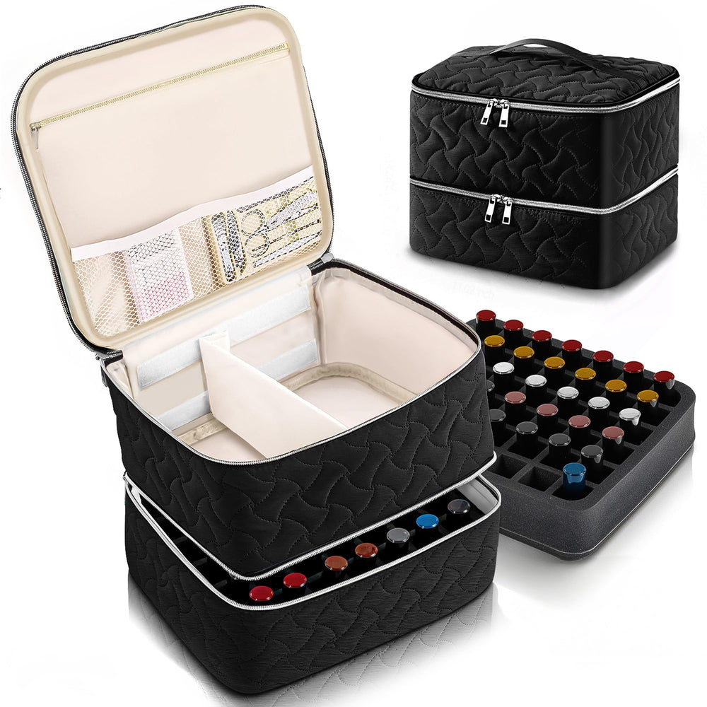 DreamGenius Organiseur Vernis: grande capacité pour 42 bouteilles et rangement net.