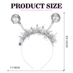 DRESBE diadema modos luces ofrece visibilidad y estilo en fiestas.