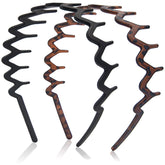 Diadema Dresyu Zig Zag con dientes, ajuste cómodo para uso diario.