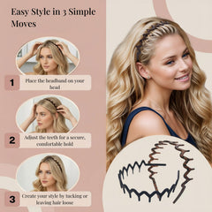 Diadema Dresyu Zig Zag para ejercicios y entrenamiento.