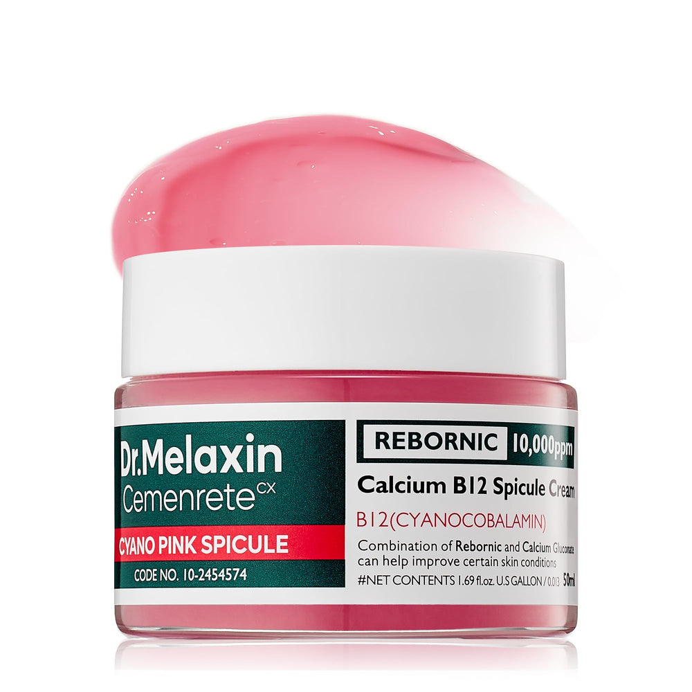 Dr.Melaxin Cemenrete: flacon cyano-pink spicule, hydratation ciblée autour des yeux.