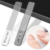 DRMODE lima de vidrio nano negra, pulido suave para uñas naturales.