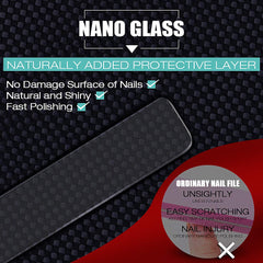 DRMODE lima para uñas naturales, pulido suave sin químicos.