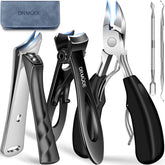 DRMODE cortaúñas podiátricos de apertura grande para uñas gruesas y precisión.
