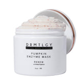 DRMTLGY mascarilla calabaza enzimas en botella, exfoliación suave y piel radiante.