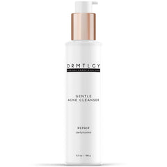 DRMTLGY Nettoyant anti-acné, bouteille pompe sans huile, pratique.